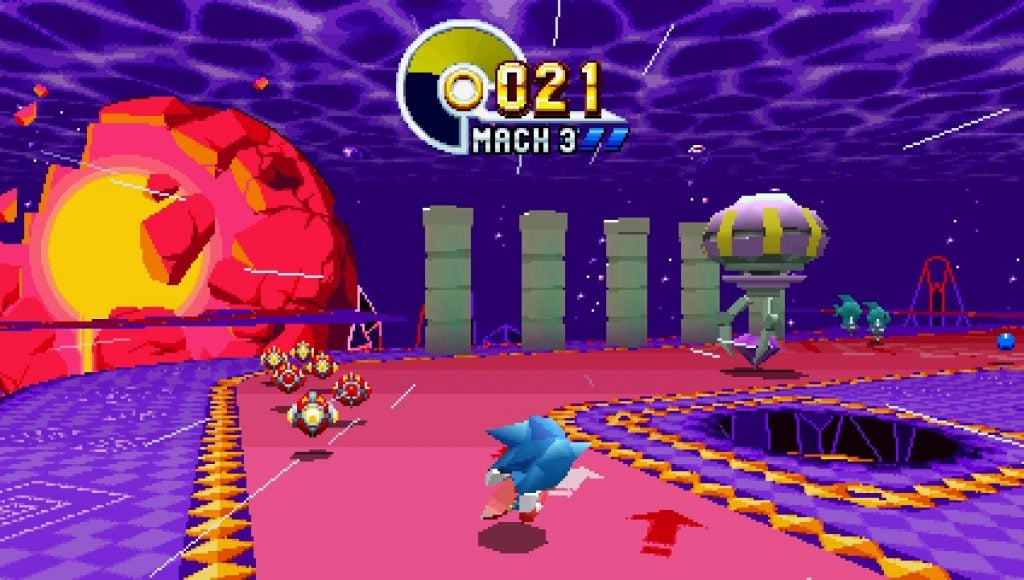 Sonic Mania bonus stage