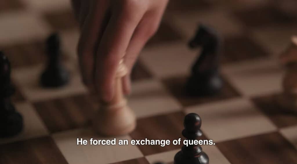 queen's gambit exchange of queens