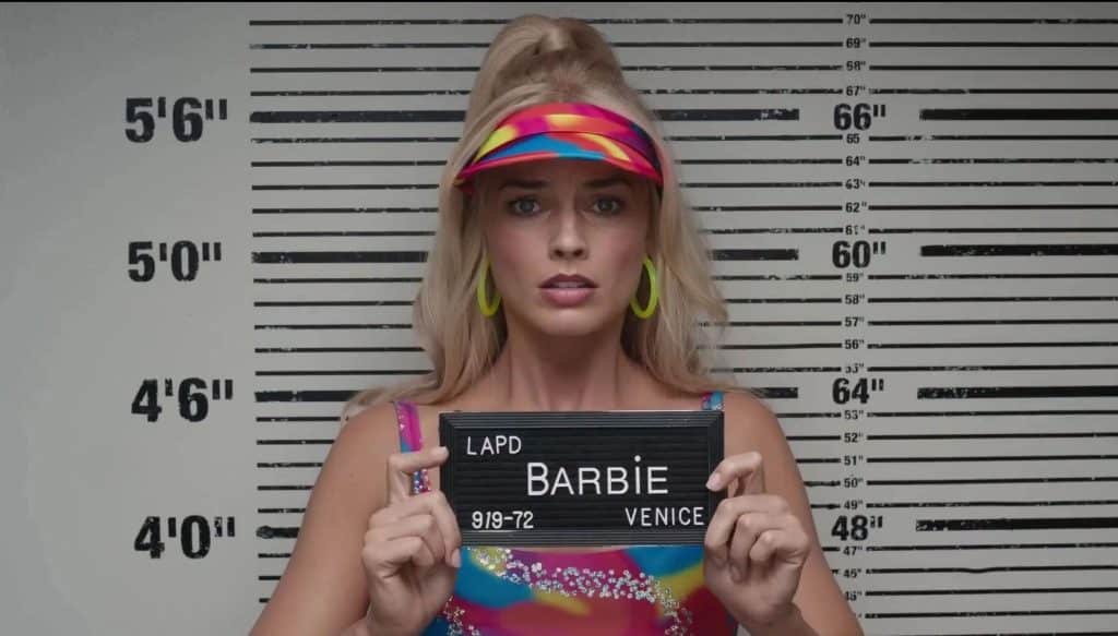 barbie film arresto